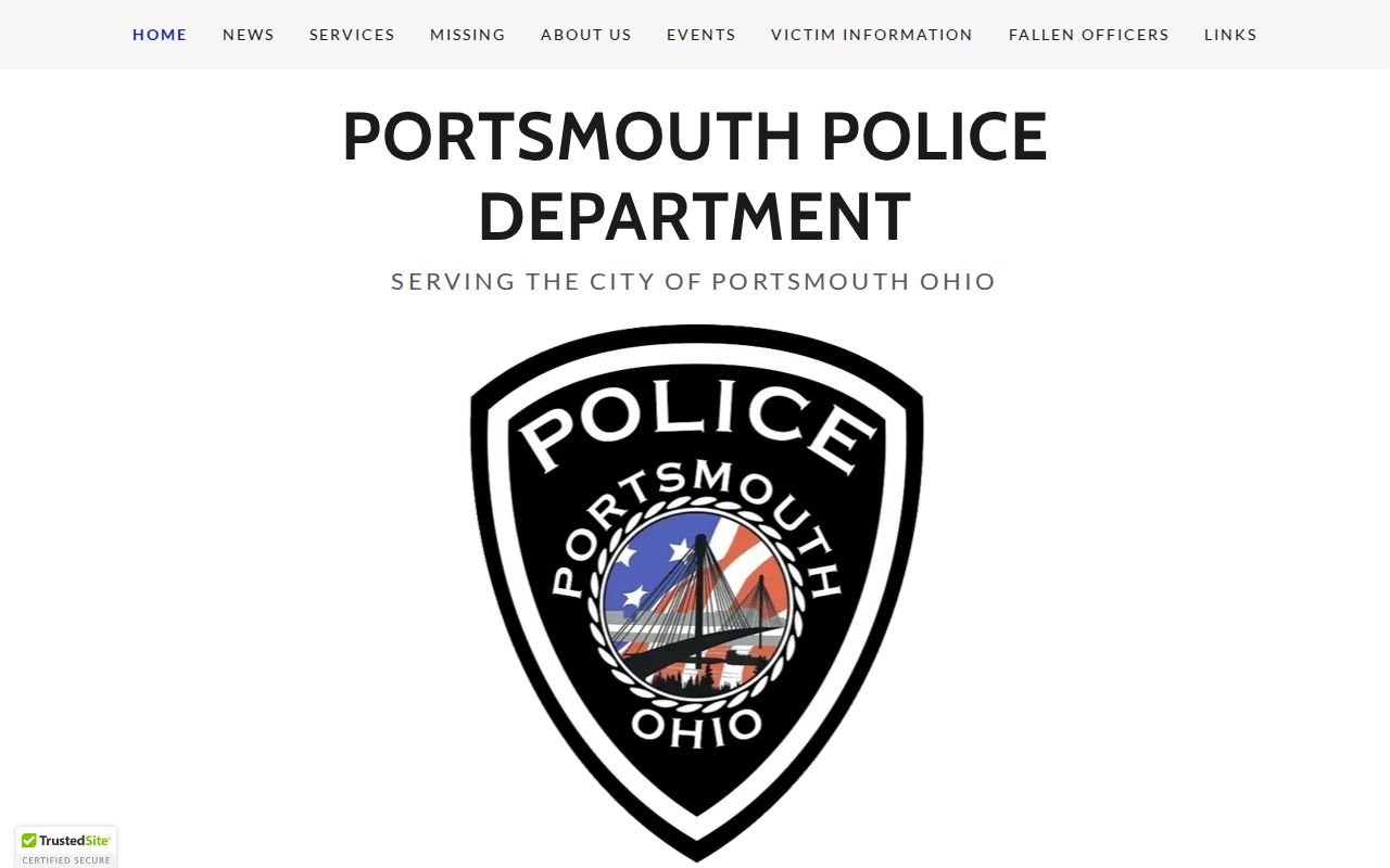Scioto County Portsmouth Police Department official records gateway